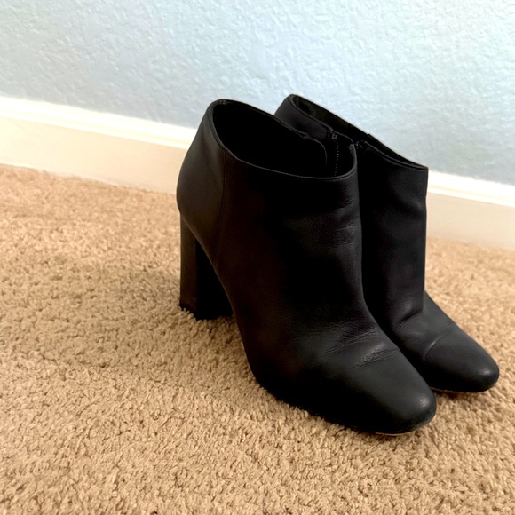 Via Spiga Black Heeled Ankle Boots - Picture 1 of 6